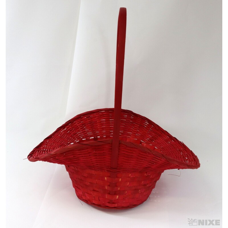 KOŠ RATTAN 26x09x42cm*MIX BAREV