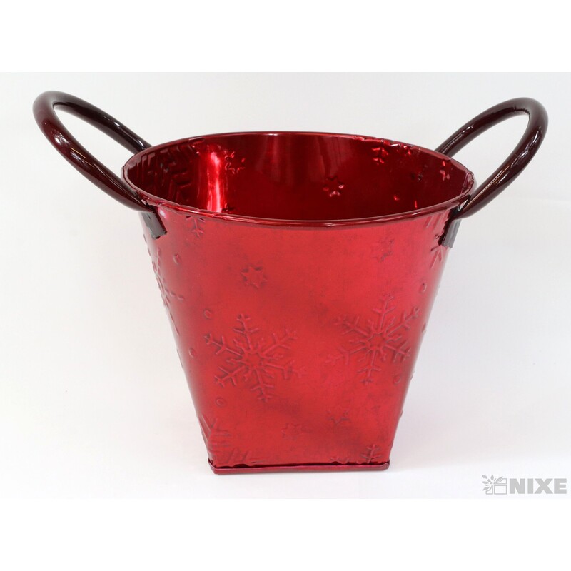 PLECHOVÝ OBAL 14x13cm*ČERVENÁ