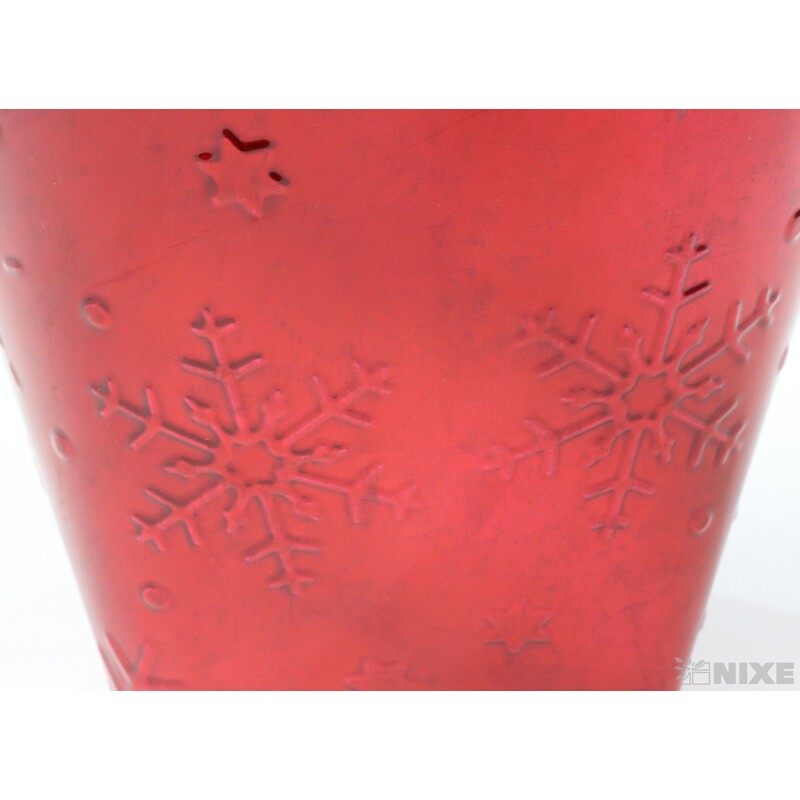 PLECHOVÝ OBAL 14x13cm*ČERVENÁ