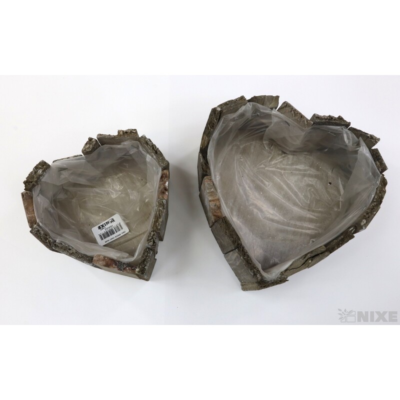 OBAL SRDCE 13x7cm 18x8*PŘÍRODNÍ