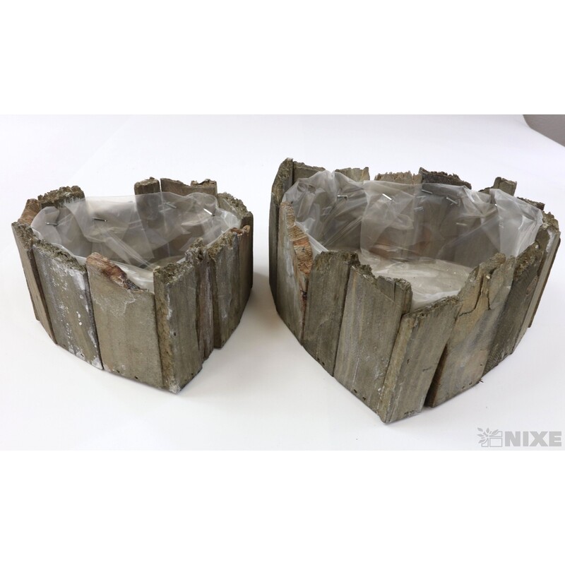 OBAL SRDCE 13x7cm 18x8*PŘÍRODNÍ