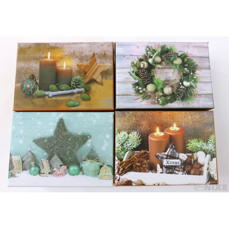 KRABICE 12ks 5x5x7cm*MIX BAREV