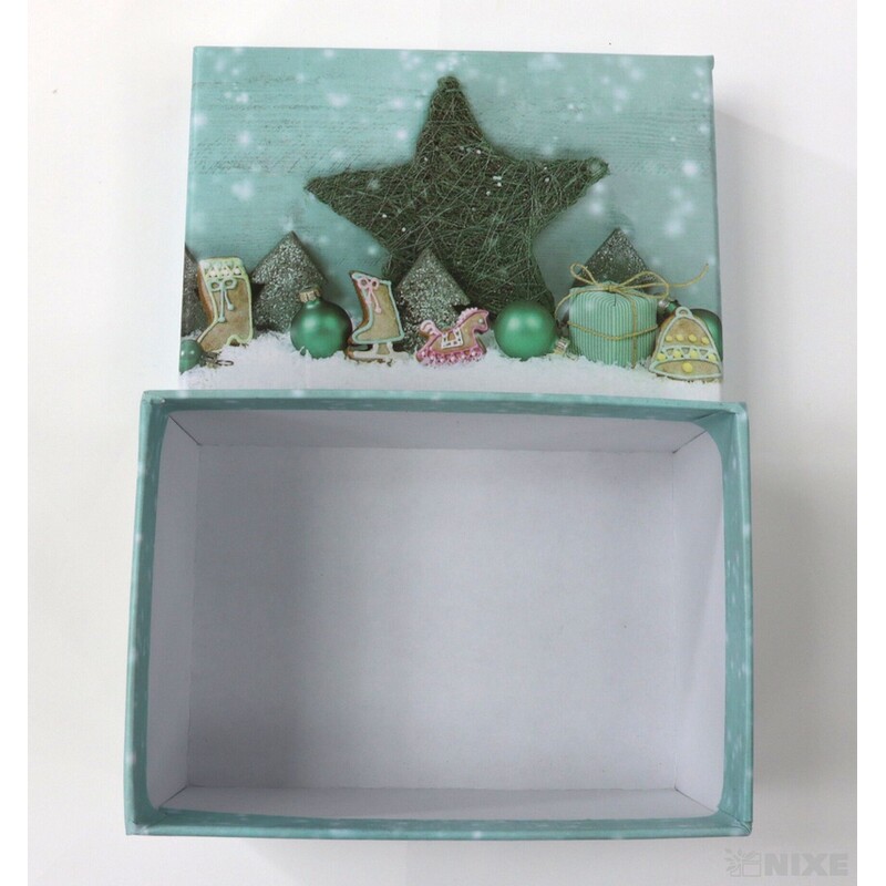 KRABICE 12ks 5x5x7cm*MIX BAREV