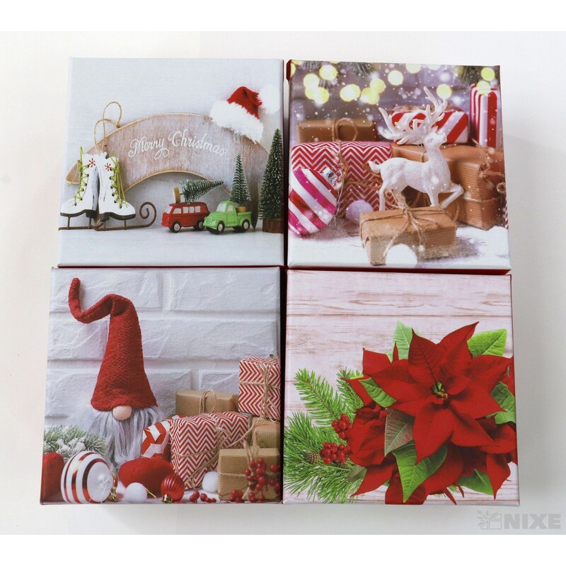 KRABICE 12ks 9x5x9cm*MIX BAREV