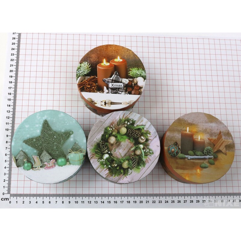 KRABICE 12ks pr. 10X5cm*MIX BAREV