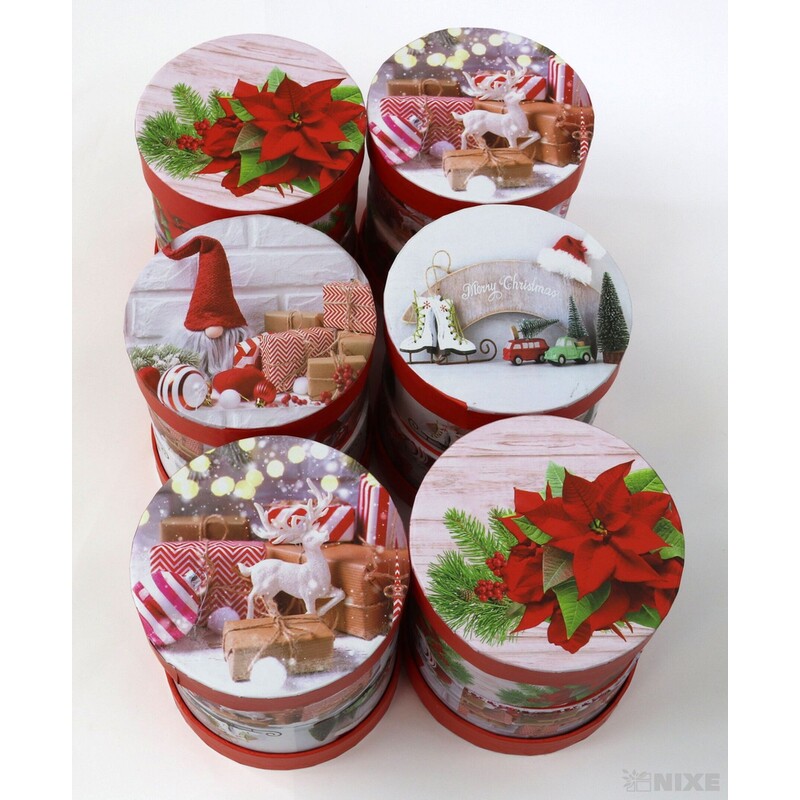 KRABICE 12ks pr. 10x5cm*MIX BAREV