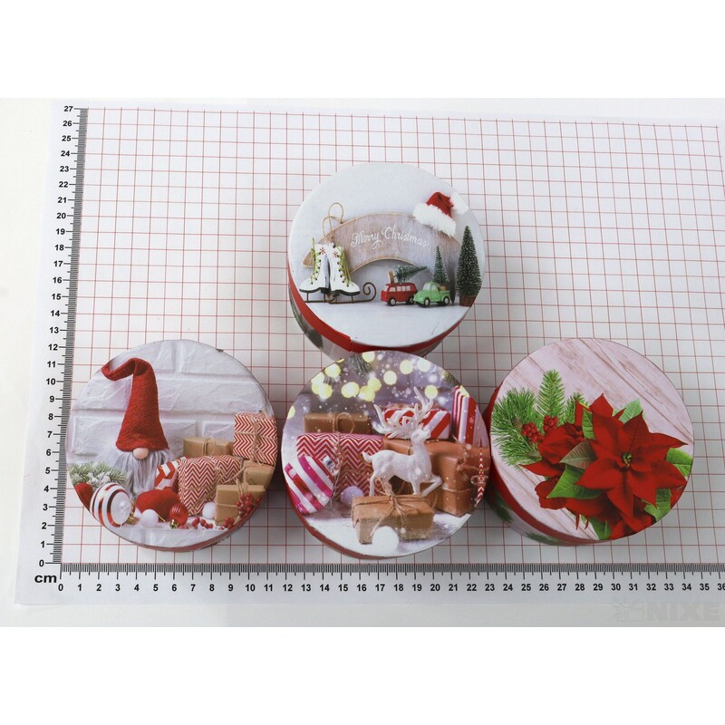 KRABICE 12ks pr. 10x5cm*MIX BAREV