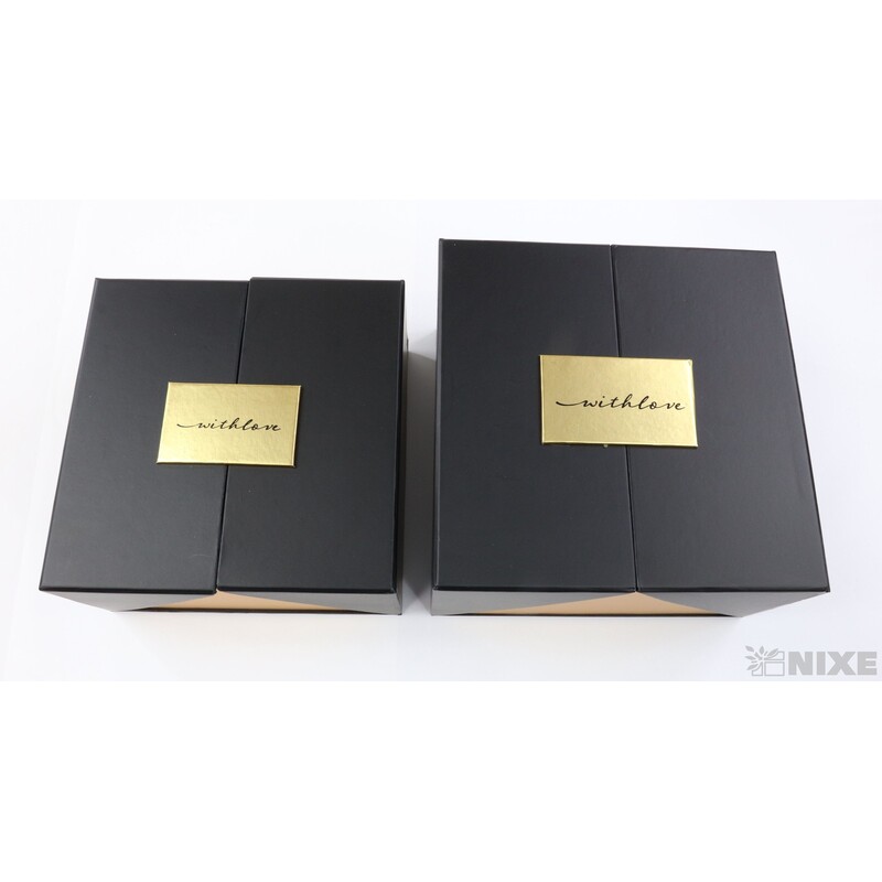 KRABICE 21x12x21cm 19x10x19*ČERNÁ