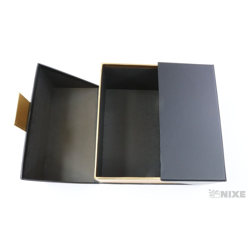 KRABICE 21x12x21cm 19x10x19*ČERNÁ