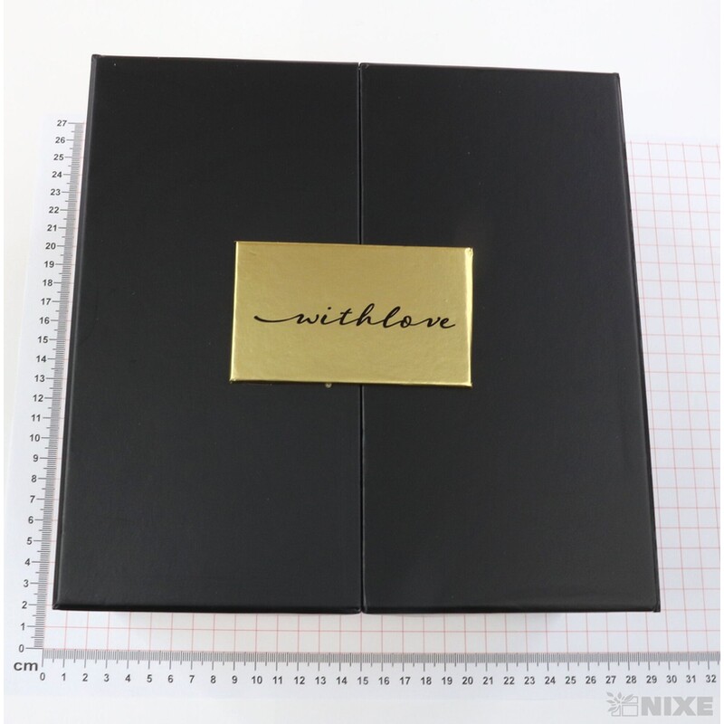 KRABICE 21x12x21cm 19x10x19*ČERNÁ