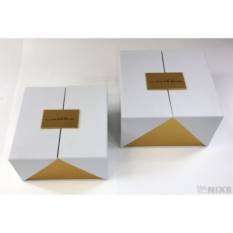 KRABICE 21x12x21cm 19x10x19*BÍLÁ