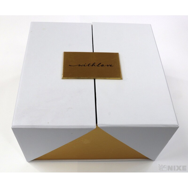 KRABICE 21x12x21cm 19x10x19*BÍLÁ