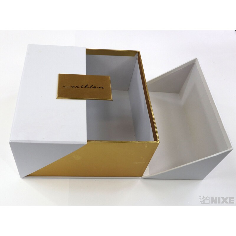 KRABICE 21x12x21cm 19x10x19*BÍLÁ