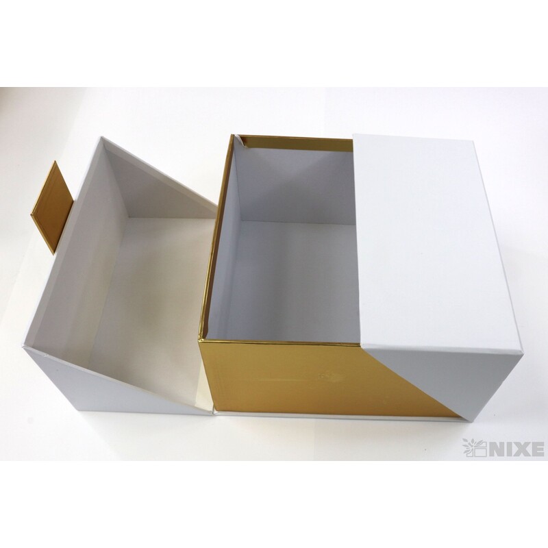 KRABICE 21x12x21cm 19x10x19*BÍLÁ