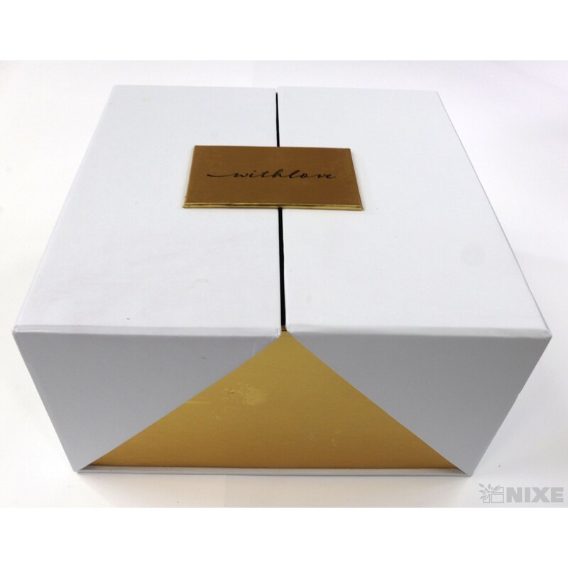 KRABICE 21x12x21cm 19x10x19*BÍLÁ