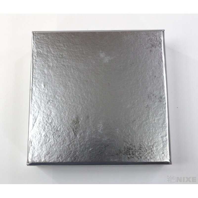 KRABICE 12x7x7cm 10x6x10 8x5x8*STŘÍBRNÁ