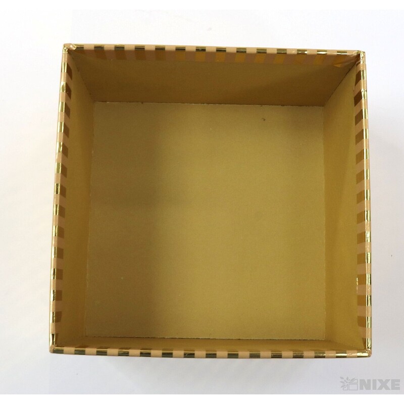 KRABICE 12x7x12cm 10x6x10 8x5x8*ZLATÁ