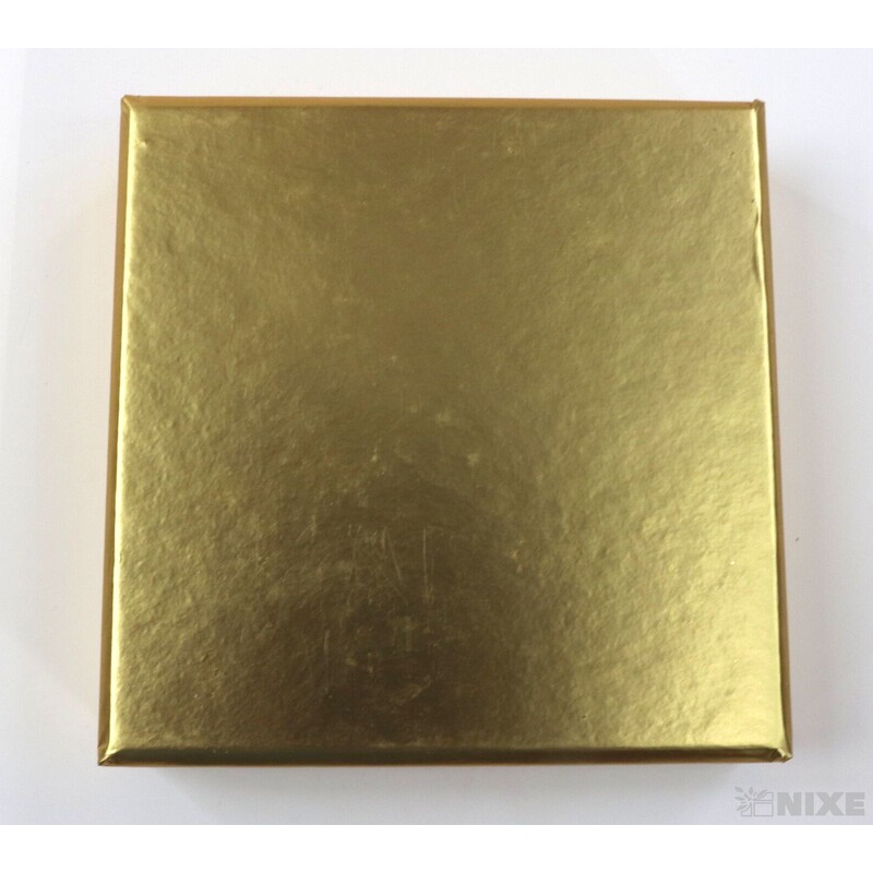 KRABICE 12x7x12cm 10x6x10 8x5x8*ZLATÁ