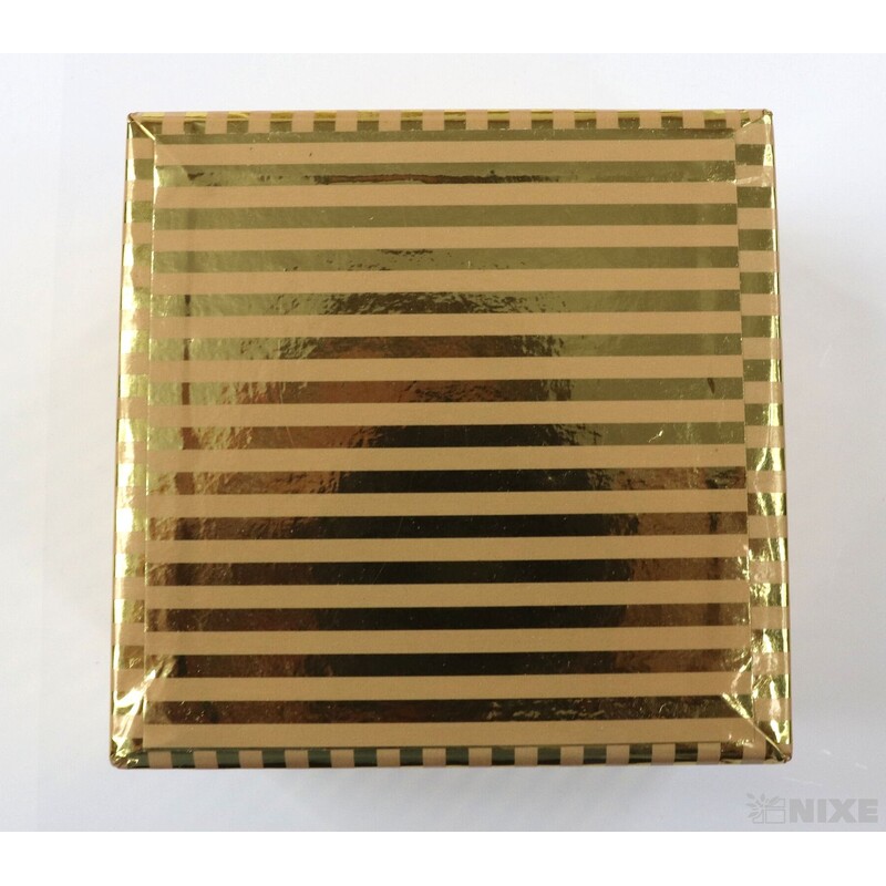 KRABICE 12x7x12cm 10x6x10 8x5x8*ZLATÁ