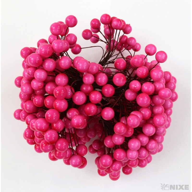 KULIČKY DRÁT 1x15cm 20ks 10sv*RŮŽOVÁ