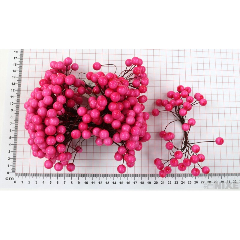 KULIČKY DRÁT 1x15cm 20ks 10sv*RŮŽOVÁ