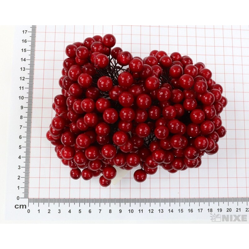 KULIČKY DRÁT 1x15cm 20ks 10sv*ČERVENÁ