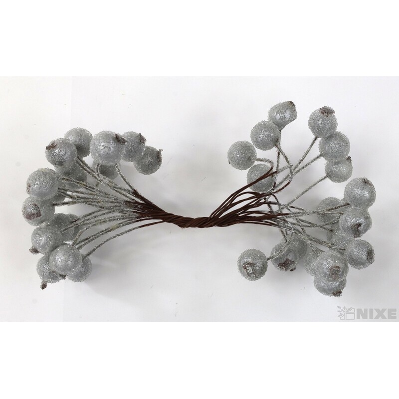 BOBULE NA DR 1x15cm 40ks 10sv*BÍLÁ