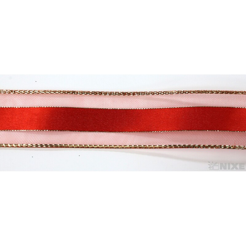 PES MONOF. DR. 25mmx25m*ČERVENÁ 103643