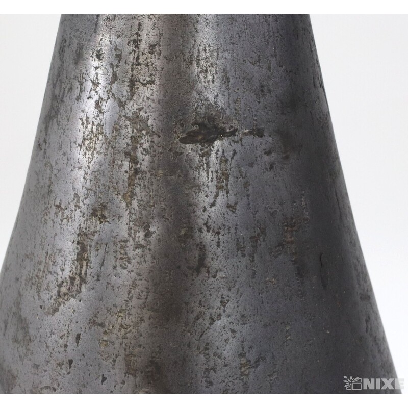 VÁZA SKLO PATINA 24cm*ŠEDÁ