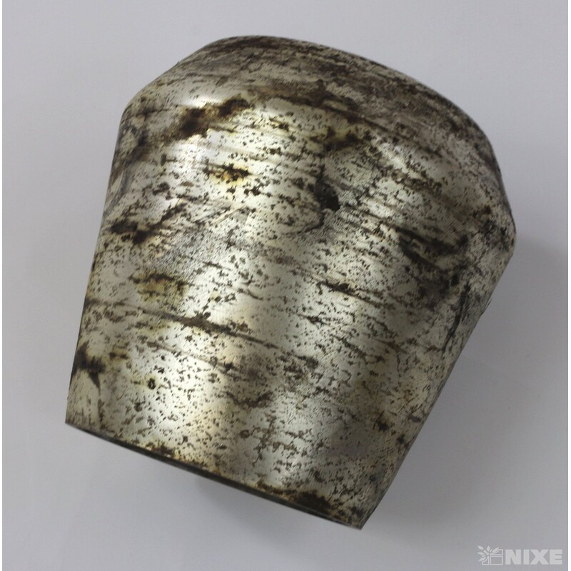 OBAL SKLO PATINA 8cm*STŘÍBRNÁ