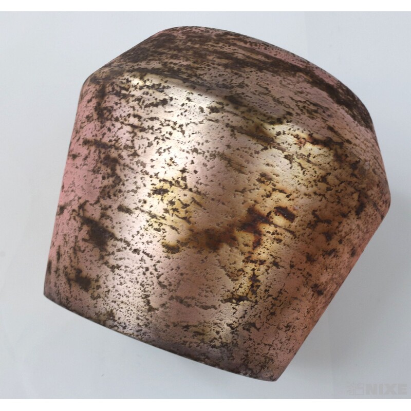 OBAL SKLO PATINA 11cm*RŮŽOVÁ