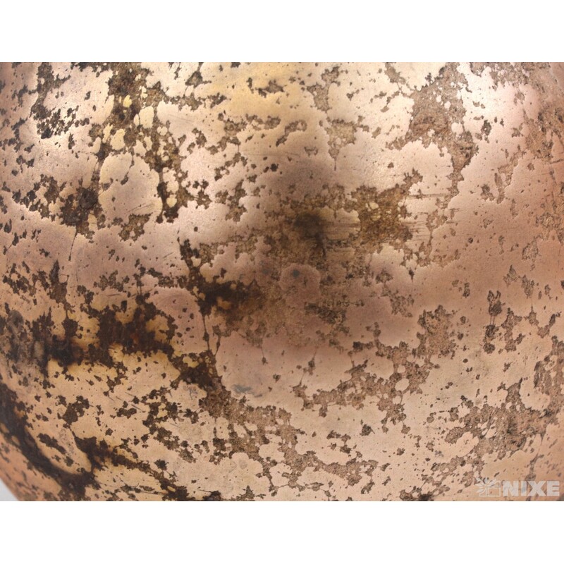 OBAL SKLO PATINA 6cm*RŮŽOVÁ