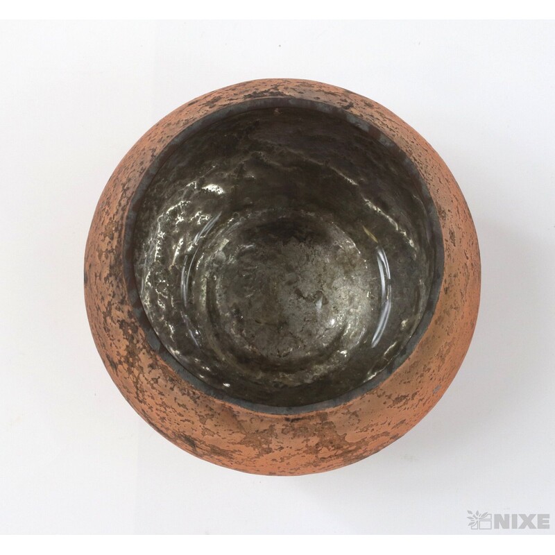 OBAL SKLO PATINA 6cm*RŮŽOVÁ