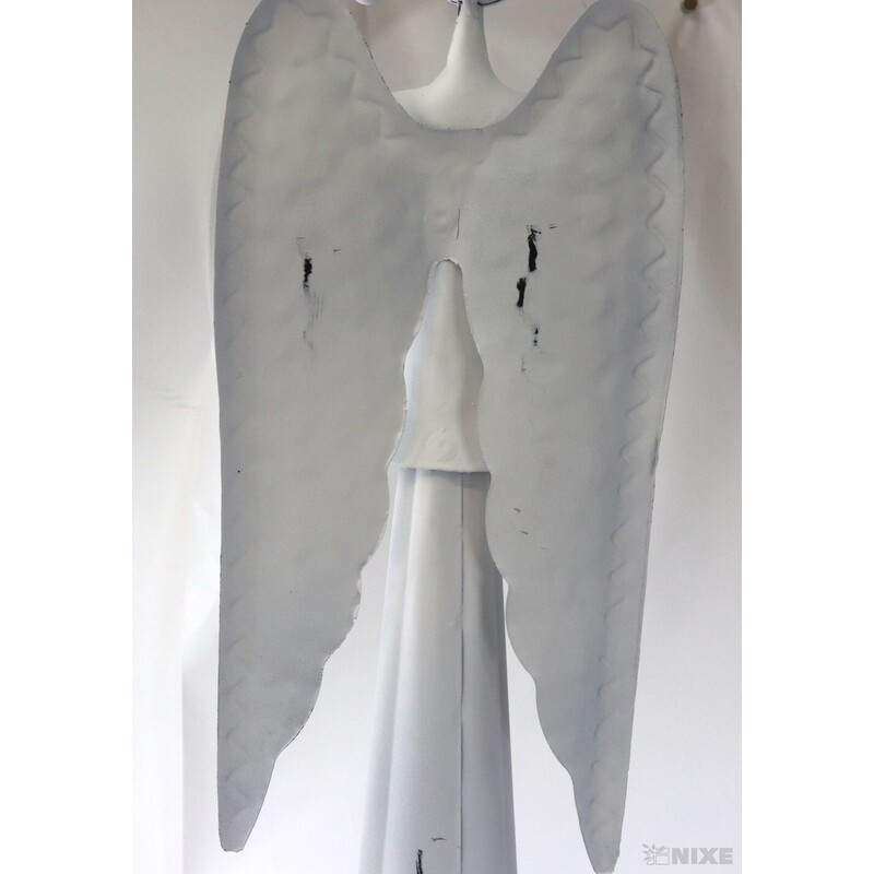 ANDĚL KOVOVÝ 67cm*BÍLÁ