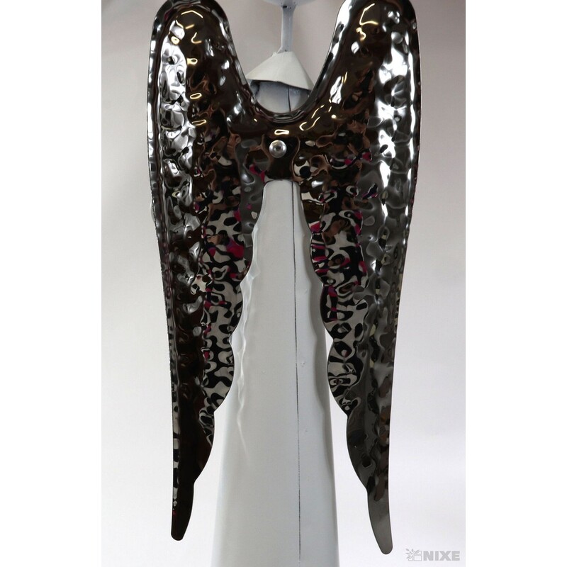 ANDĚL KOVOVÝ 64cm*BÍLÁ