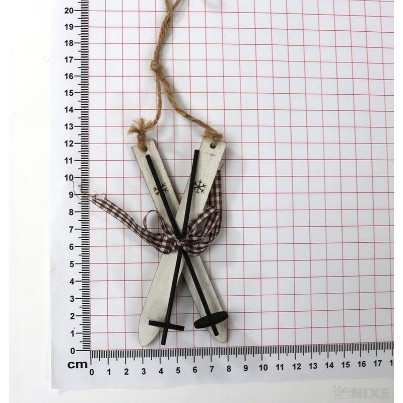 ZÁVĚS LYŽE 12cm*MIX BAREV