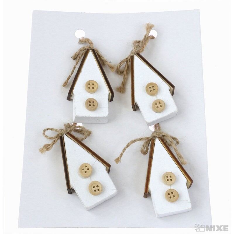 ZÁVĚS DOMEČEK 6cm 4ks*