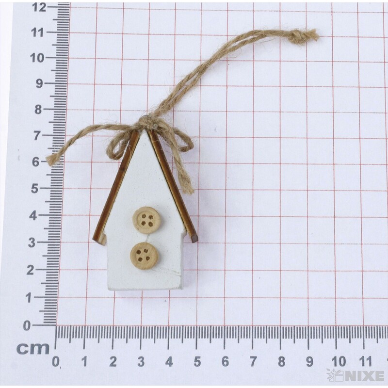 ZÁVĚS DOMEČEK 6cm 4ks*