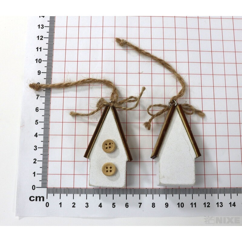 ZÁVĚS DOMEČEK 6cm 4ks*