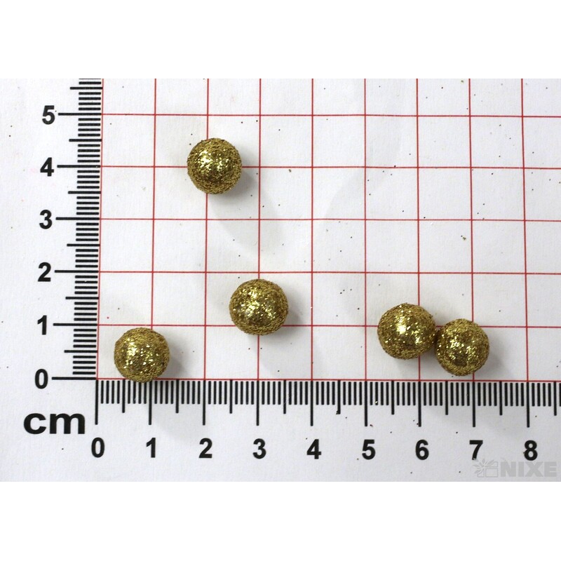 KULIČKY 1cm 210ks*ZLATÁ