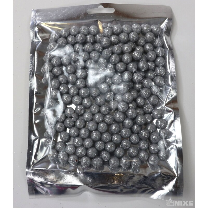 KULIČKY 1cm 210ks*STŘÍBRNÁ