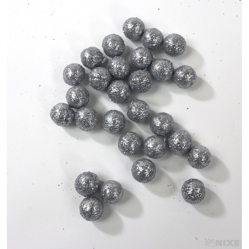 KULIČKY 1cm 210ks*STŘÍBRNÁ