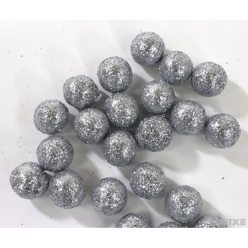 KULIČKY 1cm 210ks*STŘÍBRNÁ