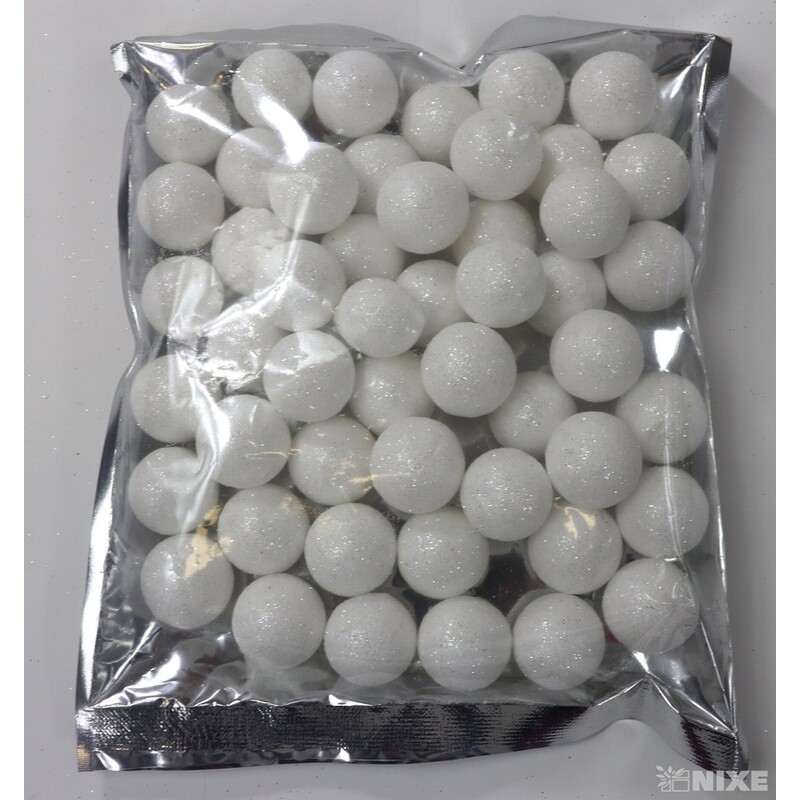 KULIČKY 3cm 50ks*BÍLÁ