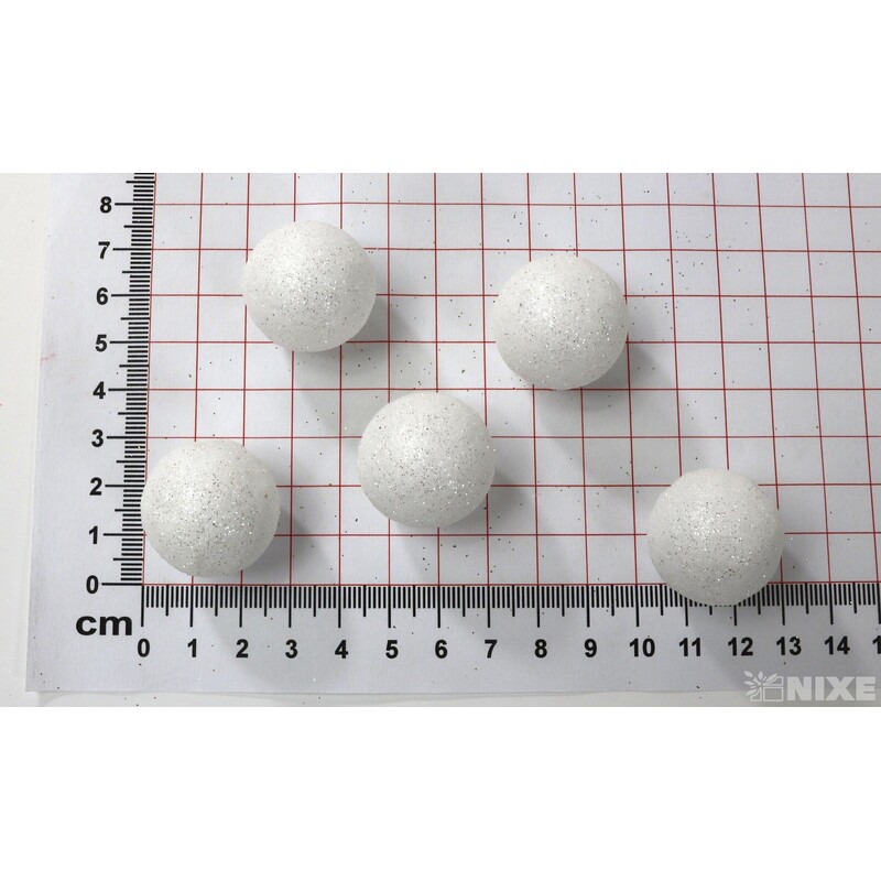 KULIČKY 3cm 50ks*BÍLÁ