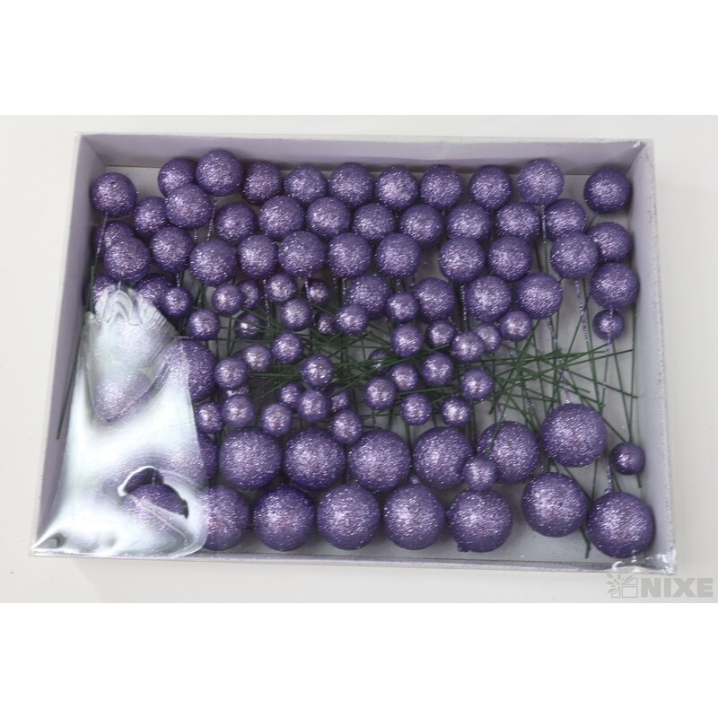 KOULE NA DR. 2-3x18cm 100ks*FIALOVÁ