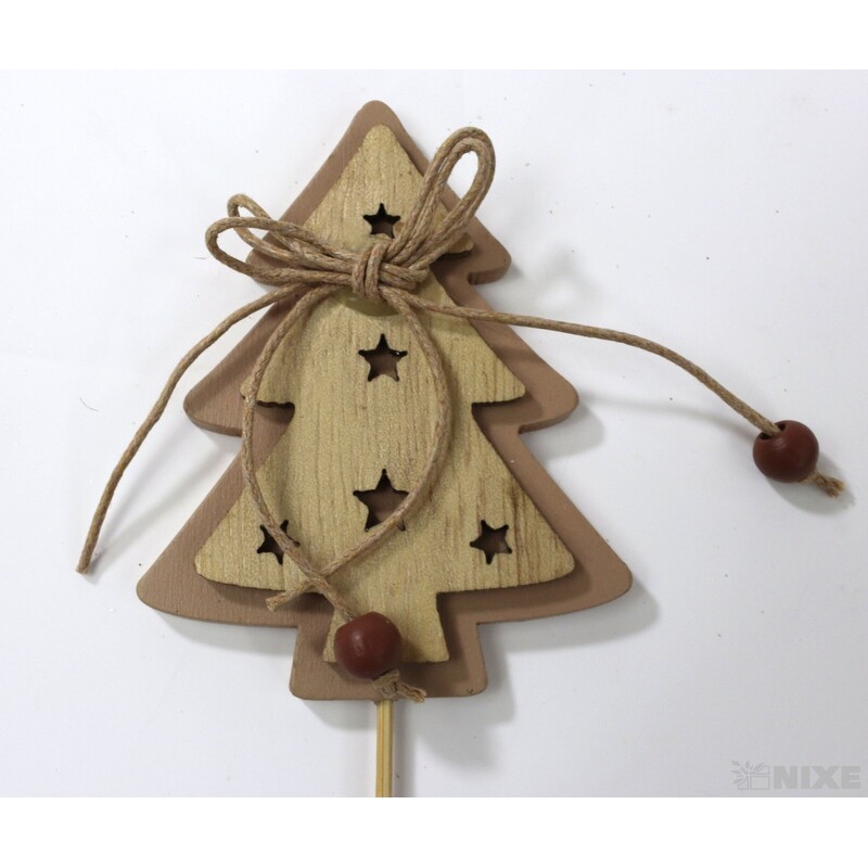 ZÁPICH STROMEČEK 7x27cm 8ks*HNĚDÁ