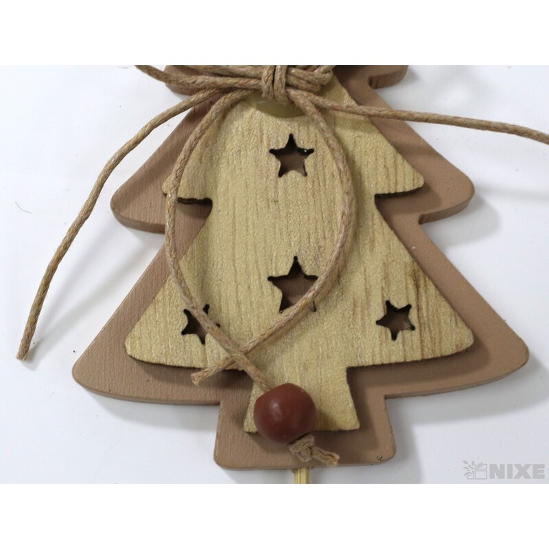 ZÁPICH STROMEČEK 7x27cm 8ks*HNĚDÁ