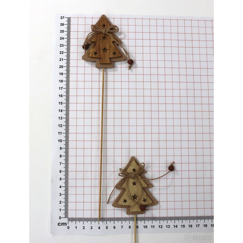 ZÁPICH STROMEČEK 7x27cm 8ks*HNĚDÁ