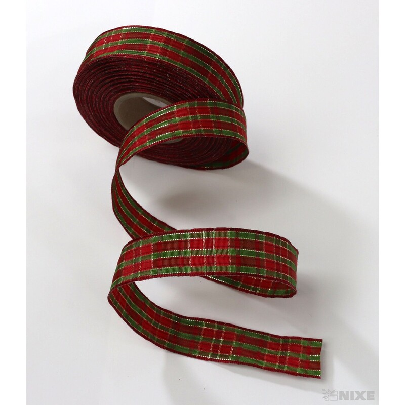 KOSTKOVÁ STUHA MTP 25mmx25m*ZELENÁ+ČERVENÁ 418902